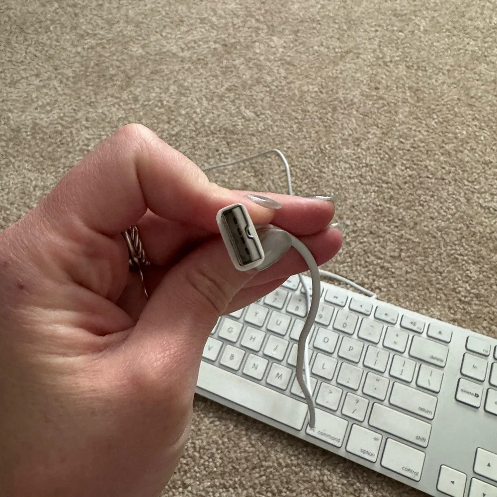 Apple sleek keyboard